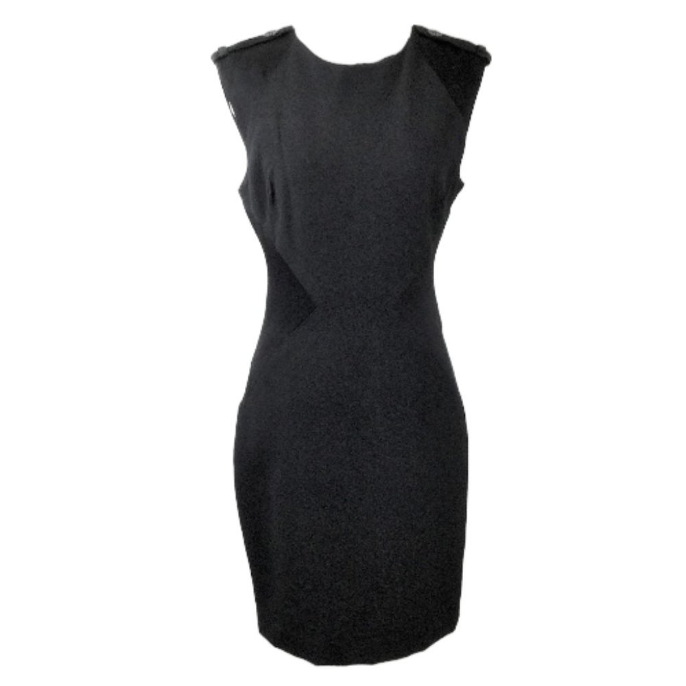 Bebe Black Sheath Dress 4 - Picture 7 of 7
